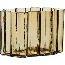 Hübsch Hübsch, Vase, 20 cm bernsteinfarben