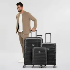 Delsey Meteor Koffer-Set 3-tlg. schwarz