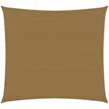 vidaXL Sonnensegel 160 g/m2 Taupe 2x2 m HDPE