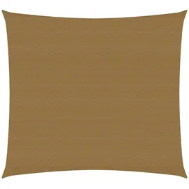 vidaXL Sonnensegel 160 g/m2 Taupe 2x2 m HDPE