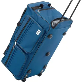monzana Reisetasche 4-Rollen 70 cm / 85 l blau