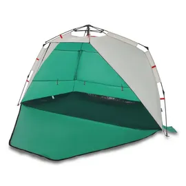 vidaXL Strandzelt 3 Personen Seegrün Quick Release Wasserdicht