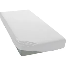 OTTO home Spannbettlaken Jersey-Baumwolle-Elasthan 90 x 200 - 140 x 200 - 180 x 200 cm weiß