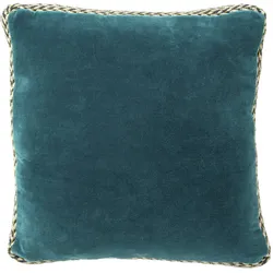 Kissenbezug Manoe 45 x cm Baumwolle Deep Blue