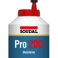 SOUDAL Holzleim Pro 20D weiss 750 g/750 ml