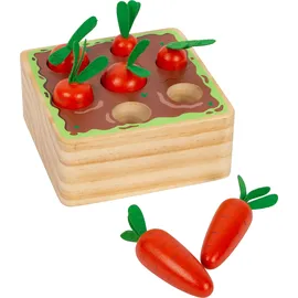 Small Foot Company small foot 12212 - Steckspiel Möhren, Sortierspiel, Holz, 8-teilig