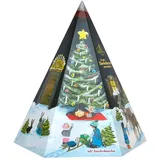 Crottendorfer Räucherkerzen Crottendorfer Adventskalender Räucherkerzen mit Metall-Räucherhaus & 24 Räucherkerzen - Bunt