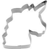 Staedter Städter Ausstechform Einhorn aus Edelstahl in Silber, 8cm