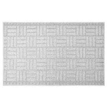 Lashuma Küchenläufer Narciso, rechteckig, Höhe: 10 mm, Küchenteppich 50x80 cm, Küchenmatte gemustert grau