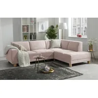 Max Winzer Ecksofa »Blackpool rosé