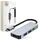 TECH-PROTECT 4in1 Multifunktonsadapter V2 in Grau HUB USB-C auf 2xUSB - HDMI / USB-C Adapter
