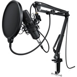 LIAM&DAAN Streaming-Mikrofon Set, mit Arm, Spinne & Popschutz Podcast Set, Kondensatormikrofon