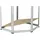 Juskys Eckregal Metall 160 x 75 x 40-75 cm Silber