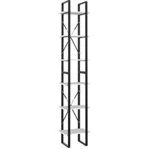 vidaXL Bücherregal 6 Fächer 40 x 30 x 210 cm Weiß