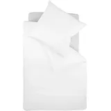 FLEURESSE Uni Interlock Jersey Weiß 40 x 40 cm