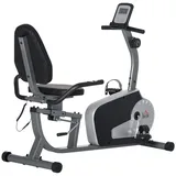 Homcom Heimtrainer Fitnessrad schwarz/silber