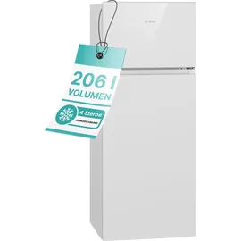Bomann DT 7318 Kühl-Gefrierkombination (206 l,1430 mm hoch, Weiß)