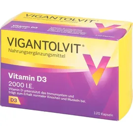 Procter & Gamble Vigantolvit 2000 I.E. Vitamin D3 Kapseln 120 St.
