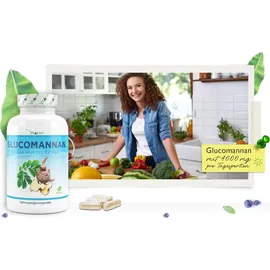 Vit4ever Glucomannan aus der Konjak Wurzel mit Chrom Kapseln 240 St.