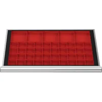 Stier Schubladeneinteilung Kleinteilekästen BLH 50 mm Innenmaß 800x450 mm
