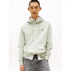 Hoodie »TJM REG BADGE HOODIE EXT«, Mit Rundhalsausschnitt, Gr. M, Misty Sage Tonal, , 49246224-M