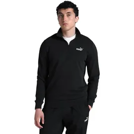 Puma Essentials No. 1 Logo French Terry 1/2-Zip Sweatshirt Herren 01 black M