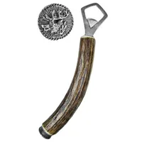 Funk Hirschhorn Flaschenöffner mit Zierkappe - Hirsch - Tolles
