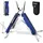 luxuskollektion Multifunktionszange 18-in-1 Edelstahl Camping Reparatur Blau