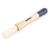 Zyliss E980214 Backpinsel, 18 cm, Holz, Pinsel Verglasung/Zuckerguss/Marinade/Backen, 100% superweiche natürliche Wildschweinborsten