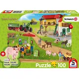 Schmidt Spiele Farm World, Bauernhof und Hofladen (Kinderpuzzle)