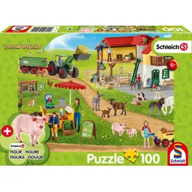 Schmidt Spiele Farm World, Bauernhof und Hofladen (Kinderpuzzle)