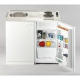Respekta Miniküche Pantry 100SV mit Kühlschrank, 100 cm
