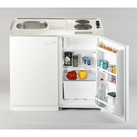 Respekta Miniküche Pantry 100SV mit Kühlschrank, 100 cm