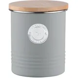 Typhoon Living - Vorratsbehälter Tee, pastellgrau, 1 Liter, Grau