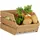 Relaxdays Universal Stapelkiste 20,5 x 27 x 38 cm 1-tlg. natur