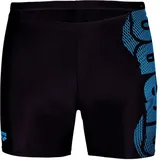 Arena Swim Mid Jammer Graphic Schwarz/Türkis 8