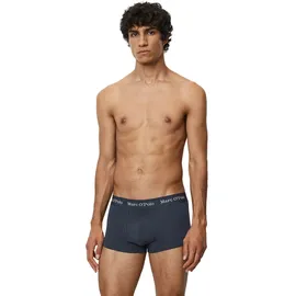 Marc O'Polo Marc O ́Polo Bodywear Hipster Short / Pant Essentials Pants, 3er-Pack, Logo-Bund, für Herren, Navy M