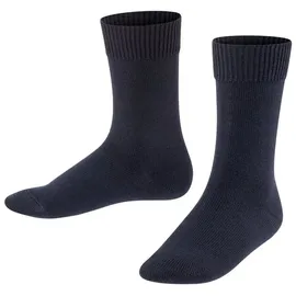 Falke Unisex Kinder Socken Comfort Wool K So Wolle einfarbig 1 Paar, Blau Dark Marine 6170, 19-22 - 19-22