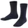 Falke Unisex Kinder Socken Comfort Wool K So Wolle einfarbig 1 Paar, Blau Dark Marine 6170, 19-22 - 19-22