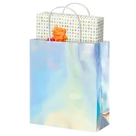 Folia Papiertüten Irisierend Größe M 18x8x21cm 7 Stück