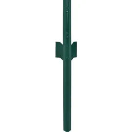 vidaXL Maschendrahtzaun mit Pfosten 25 x 1 m Grün/Stahl