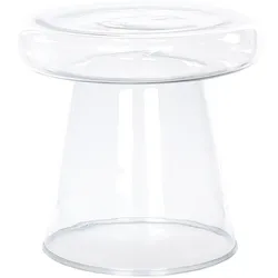 Beistelltisch CALDERA Glas Transparent