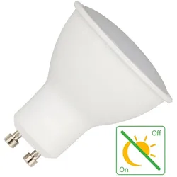 Bailey LED Reflektorlampe Tag/Nacht Sensor | GU10 4,5W | ø50mm Warmweiß