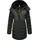 Ragwear Damen Wintermantel Warmer wasserdichter Steppmantel lang mit Kapuze Ashanta Block Dark Green23 Gr. XXL - XXL