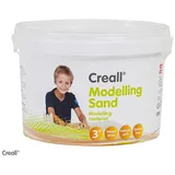 Creall Modelliersand 2,5 kg Eimer natur/weiß Spielsand 2500g kinetischer Sand
