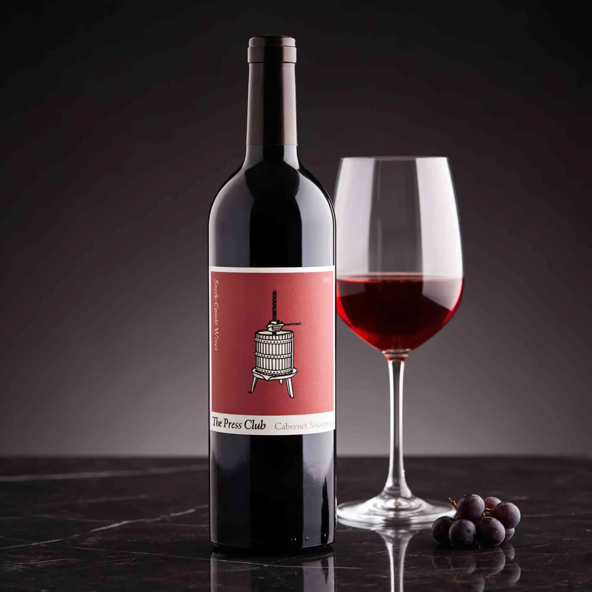 Stark-Conde 2023 Stark-Conde The Press Club Cabernet Sauvignon 2023 Cabernet Sauvignon Südafrika