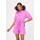 Freshlions Jumpsuit "Livia", Damen, Gr. S, EURO-Größen, pink, 100% Leinen, kurz, ohne Ausschnitt, Overalls Jumpsuit, mit atmungsaktiver Eigenschaft