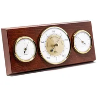 Fischer Wetterstation Holz mahagini 9103-22