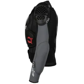Alpinestars Bionic Plus V2 Protektorenjacke Level-2 - Schwarz/Dunkelgrau/Rot / L