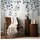 Profhome 791445-GU Fototapete Floral Matt Creme Seiden-grau Blau 1,59 m x 2,8 m